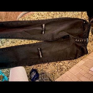 Black High Rise vintage jeans